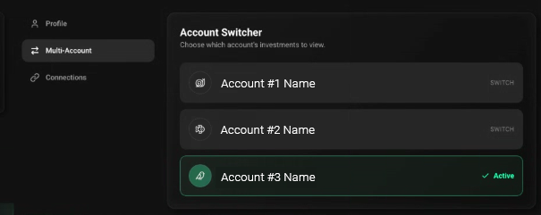 Account Switcher Account Switcher